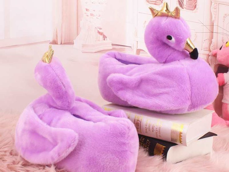 Тапочки Фламинго фиолетовые - купить в интернет-магазине kgrm.ru