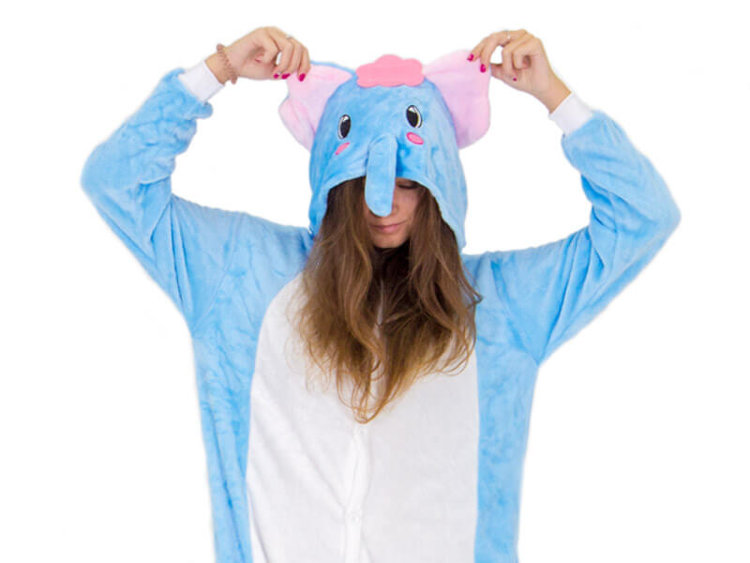 Кигуруми Слон голубой - купить в интернет-магазине kgrm.ru